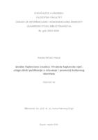 Izložba Kajkaviana croatica : Hrvatska kajkavska riječ : uloga zbirki publikacija u očuvanju i promociji kulturnog identiteta