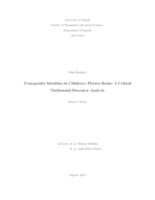 Transgender Identities in Children's Picture Books: A Critical Multimodal Discourse Analysis