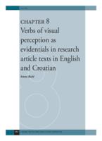 Verbs of visual perception as evidentials in research article texts in English and Croatian