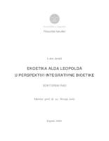 Ekoetika Alda Leopolda u perspektivi integrativne bioetike