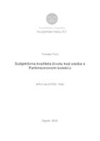 Subjektivna kvaliteta života kod osoba s Parkinsonovom bolešću