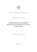 Cross-lingual sentiment analysis of official EU Slavic languages