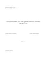 La interculturalidad en el aula de ELE: contenidos históricos y geográficos