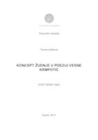 Koncept žudnje u poeziji Vesne Krmpotić
