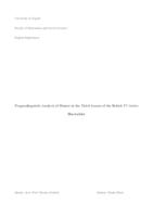 Pragmalinguistic Analysis of Humor in the Third Season of the British TV Series Blackadder