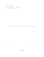 Microestructura de los diccionarios español – inglés e inglés – español.
 
 Comparación y análisis.