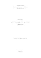 Corpus analysis of the lexeme 'Frankenstein'