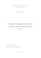 prikaz prve stranice dokumenta Costrutti a verbo supporto in italiano e francese e i loro equivalenti croati