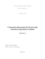 prikaz prve stranice dokumenta I romanismi nella parlata di Svib nei campi semantici di agricoltura ed edilizia