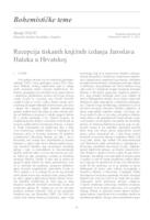 prikaz prve stranice dokumenta Recepcĳa tiskanih knjižnih izdanja Jaroslava Hašeka u Hrvatskoj