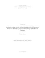 prikaz prve stranice dokumenta Deconstructing Brexit: A Multimodal Critical Discourse Analysis of the Language and Ideology of the Brexit Debate