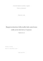 prikaz prve stranice dokumenta Rappresentazione della mafia italo-americana nella serie televisiva I Soprano