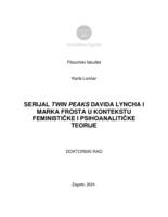 prikaz prve stranice dokumenta Serijal Twin Peaks Davida Lyncha i Marka Frosta u kontekstu feminističke i psihoanalitičke teorije