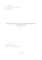 prikaz prve stranice dokumenta Surviving English: language anxiety and language aptitude of university students