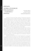 prikaz prve stranice dokumenta Simpozij: „Summa studiorum philosophiae – filozofija i emocije