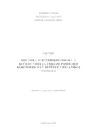 prikaz prve stranice dokumenta Dinamika partnerskih odnosa u kućanstvima za vrijeme pandemije koronavirusa u Republici Hrvatskoj