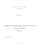 prikaz prve stranice dokumenta Rappresentazione dei rapporti tra Chiesa e mafia nel cinema italiano