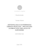 prikaz prve stranice dokumenta Antropologija suvremenoga obreda prijelaza – inicijacijski elementi kod oboljelih od karcinoma