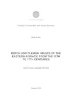 prikaz prve stranice dokumenta Dutch and Flemish images of the eastern Adriatic from the 15th to 17th centuries