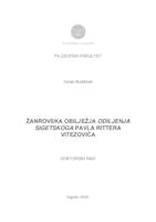 prikaz prve stranice dokumenta Žanrovska obilježja Odiljenja sigetskoga Pavla Rittera Vitezovića