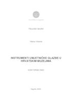 Poveznica na dokument Instrumenti umjetničke glazbe u hrvatskim muzejima