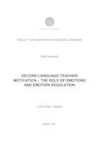 prikaz prve stranice dokumenta Second language teacher motivation