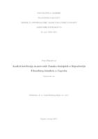 prikaz prve stranice dokumenta Analiza korištenja znanstvenih članaka dostupnih u Repozitoriju Filozofskog fakulteta u Zagrebu