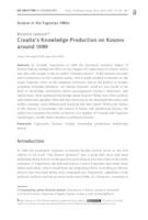 prikaz prve stranice dokumenta Croatia’s Knowledge Production on Kosovo around 1989