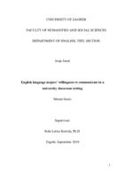 prikaz prve stranice dokumenta English language majors willingness to communicate in a university classroom setting