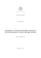 prikaz prve stranice dokumenta Gerundiv u španjolskome i njegove istovrijednice u hrvatskome jeziku