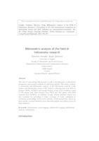 prikaz prve stranice dokumenta Bibliometric analysis of the field of folksonomy research