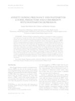 prikaz prve stranice dokumenta Anxiety During Pregnancy and Postpartum: Course, Predictors and Comorbidity with Postpartum Depression