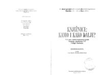 prikaz prve stranice dokumenta Plan za slučaj katastrofe - imaju li ga i trebaju li ga hrvatske knjižnice? : (na primjeru knjižnica Sveučilišta u Zagrebu)