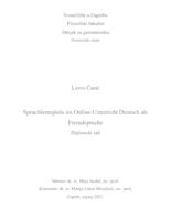 prikaz prve stranice dokumenta Sprachlernspiele im Online-Unterricht Deutsch als Fremdsprache