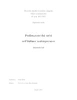 prikaz prve stranice dokumenta Prefissazione dei verbi nell'italiano contemporaneo